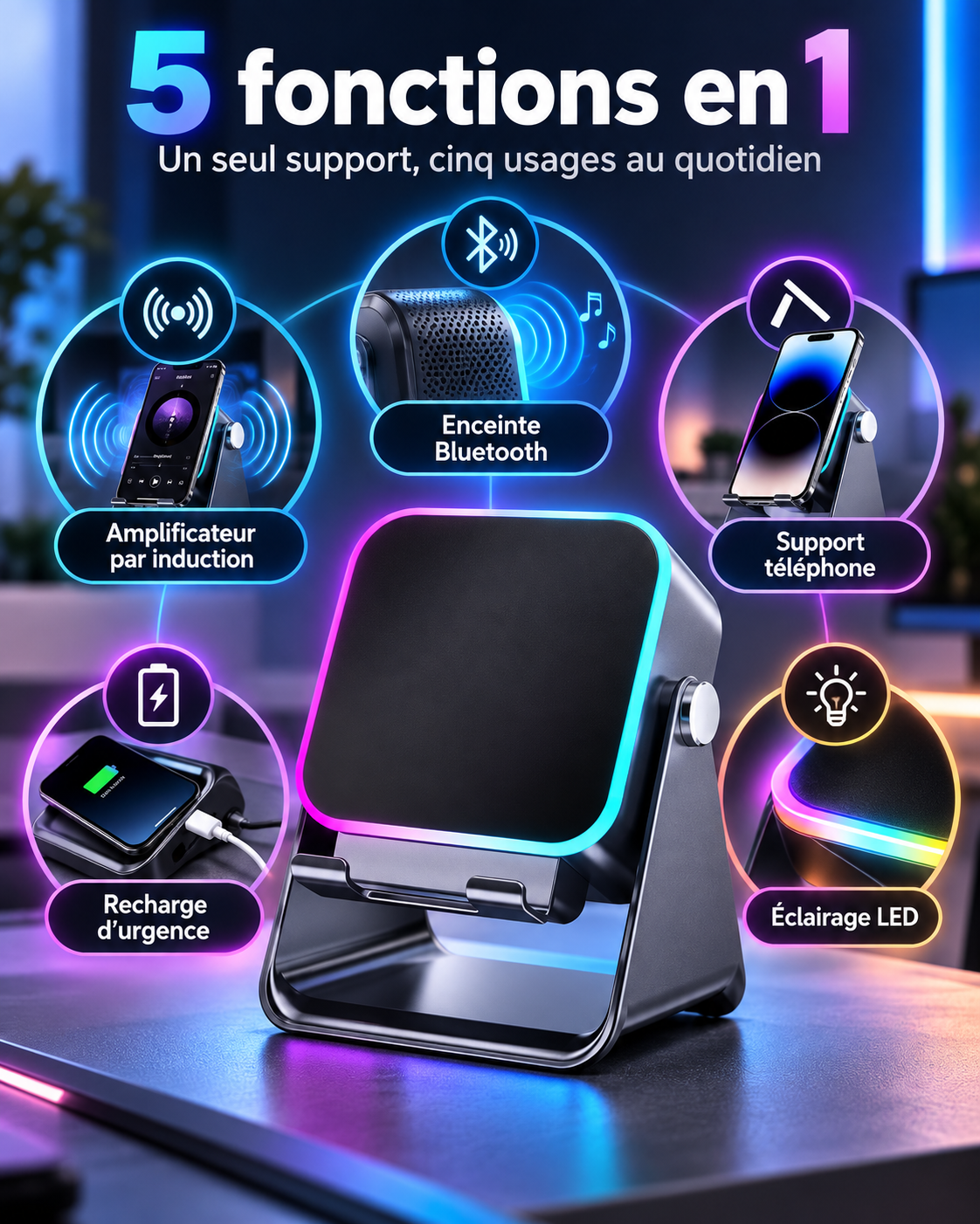 TEKYO TECH cinq fonctions en un